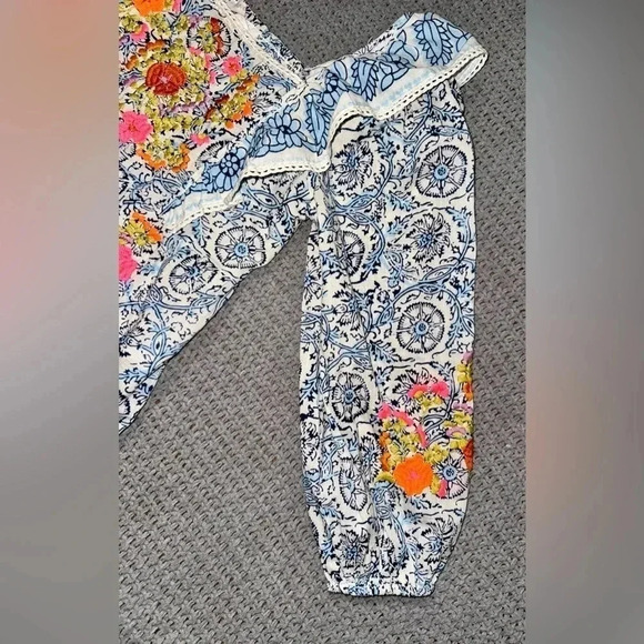 Love the Label Embroidered Puffy long Sleeved cropped shirt size XS - Picture 4 of 10